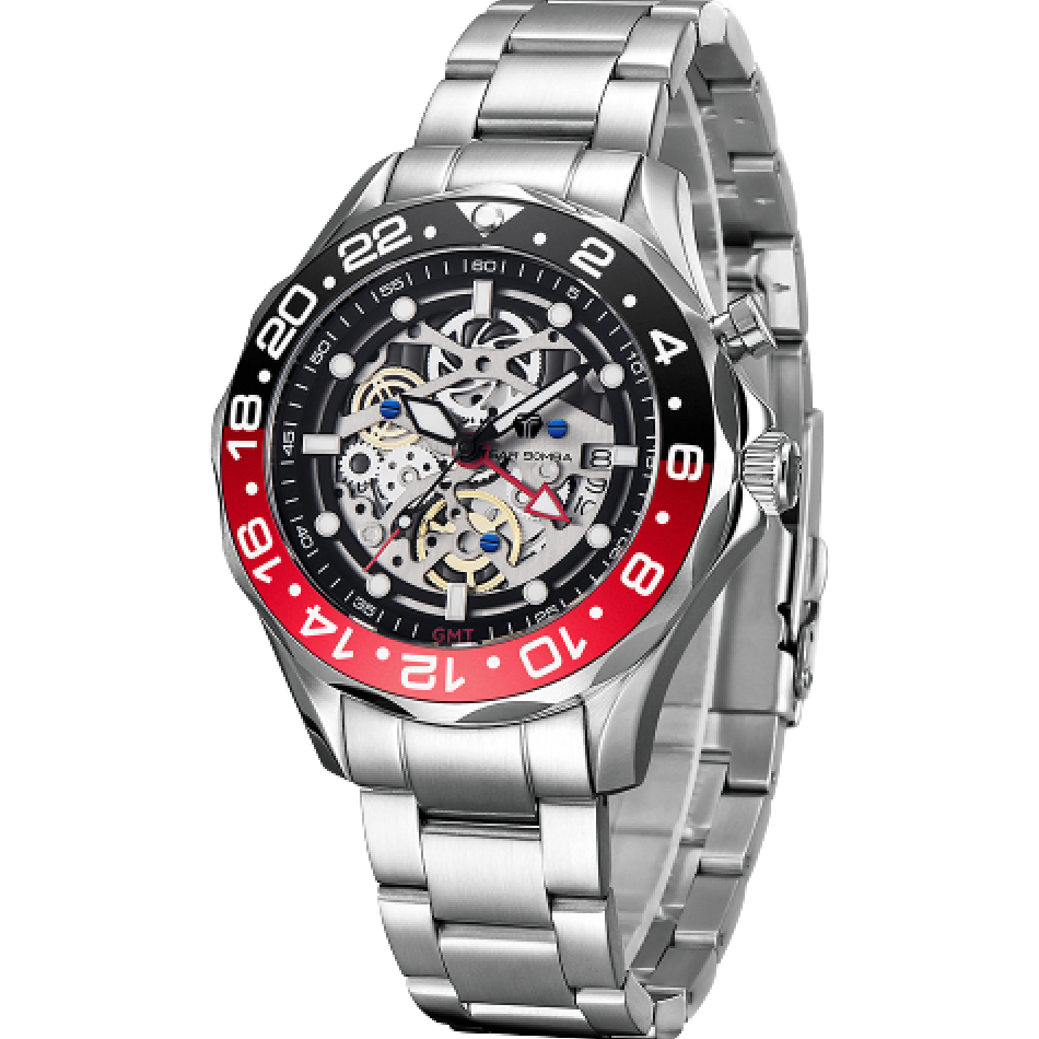 TSAR BOMBA HYBRID AUTOMATIC GMT 200M TB8802H-01